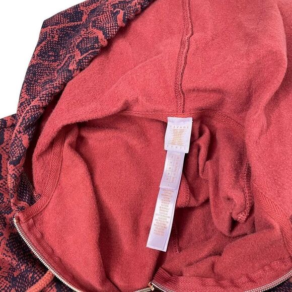 Savage X Fenty Sleep & Shine Hooded Jumpsuit Size S in Red Cocoa - Picture 8 of 12